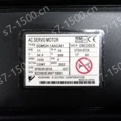 Brand New and Genuine with Good Quality YASKAWA SERVO MOTOR SGMGH-1AACA61 for Industrial Machine