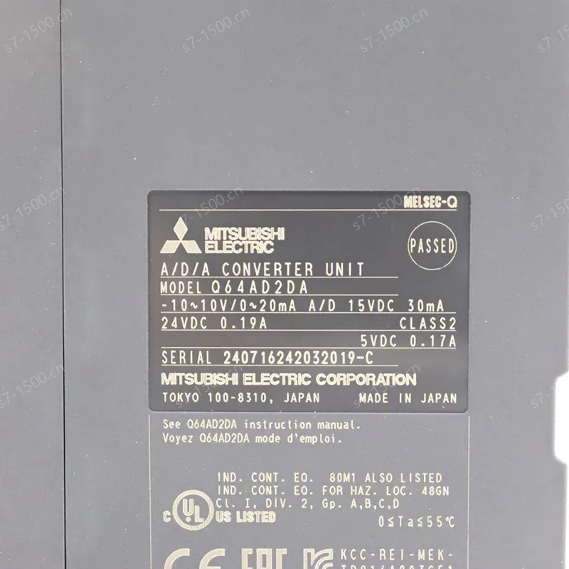 Original New Mitsubishi Q64AD2DA Analog Input/Output Module for Industrial Control and PLC Programming