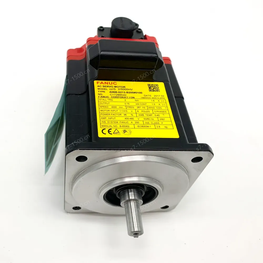 In Stock FANUC Servo MotorA06B-0213-B200 ALPHA Servo Motor Model AM2/5000HVi Fanuc AC Motor
