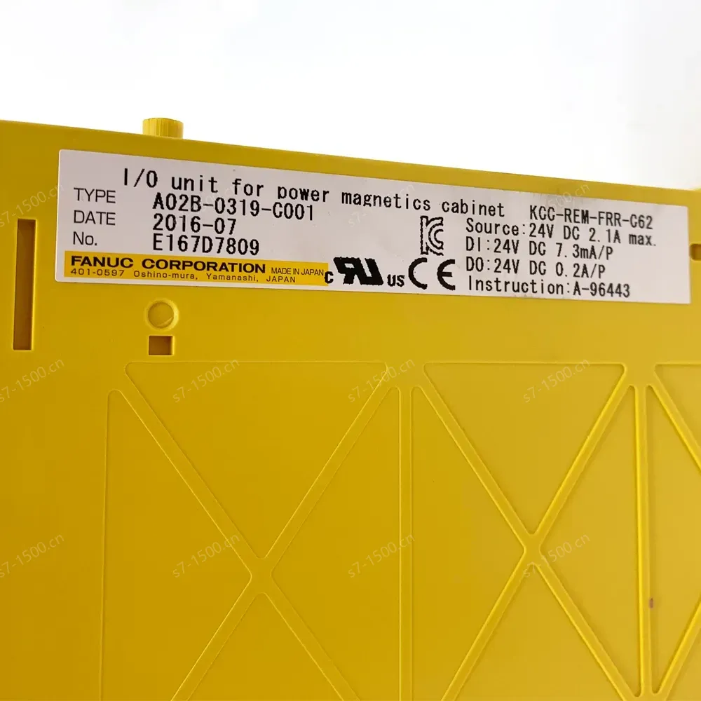 Japan Fanuc A02B-0319-C001 I/O Unit for Dower Magnetics Cabinet