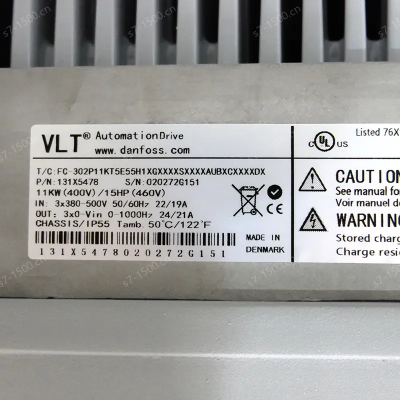 Original Danfoss FC-302P11KT5E55H1 VLT AutomationDrive 11kW Frequency Converter 380-480V VFD Drive in Stock