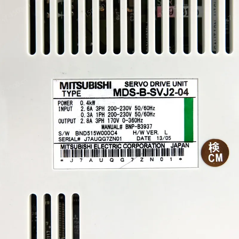Original and New 400W Servo Drive Amplifier MDS-B-SVJ2-04 for Mitsubishi Japan Origin in Stock